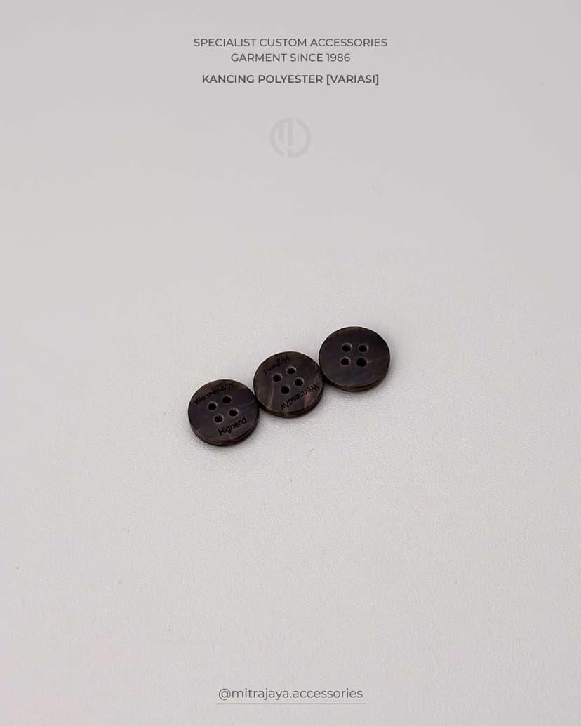 KANCING POLYESTER VARIASI