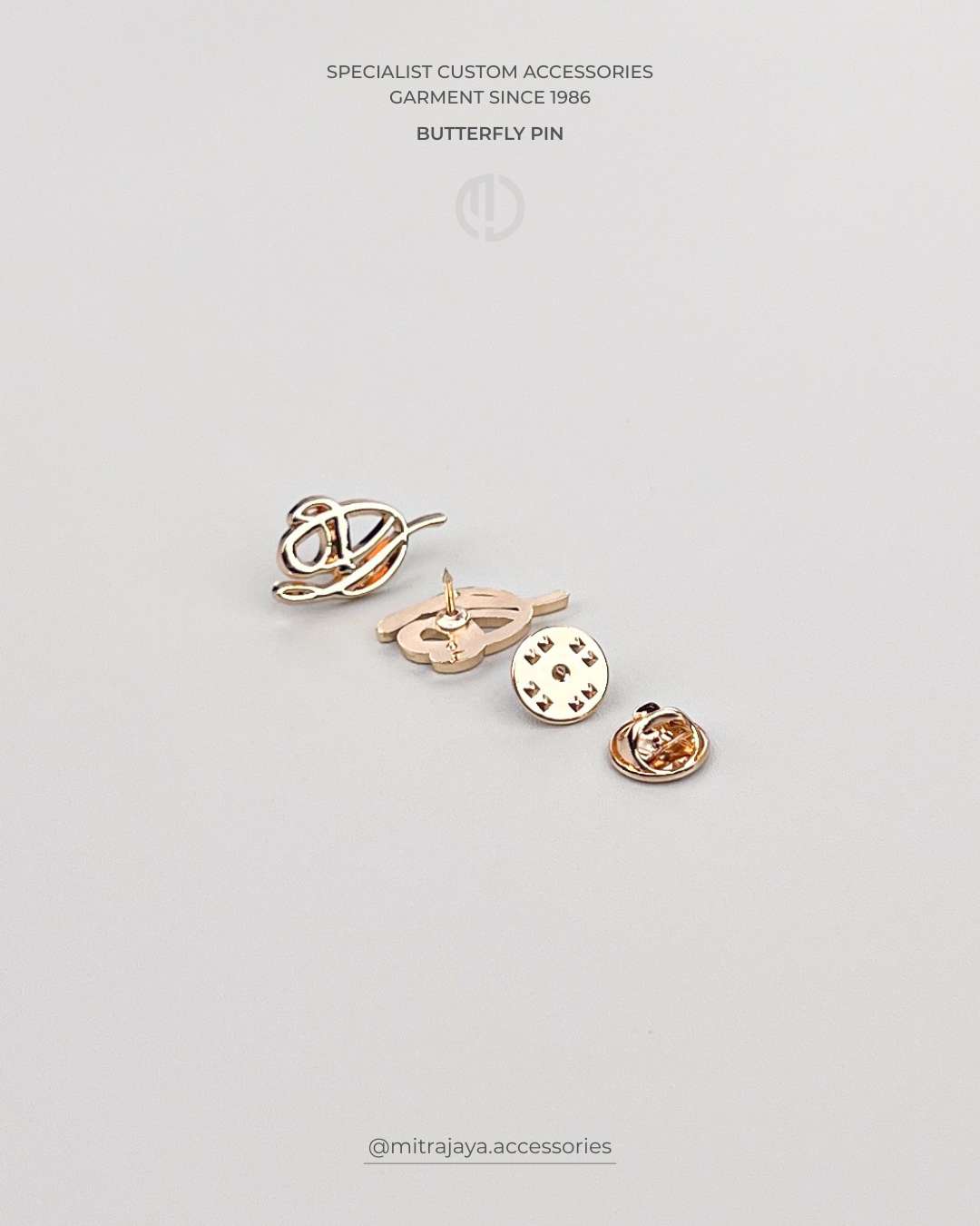 BUTTERFLY PIN gallery 1